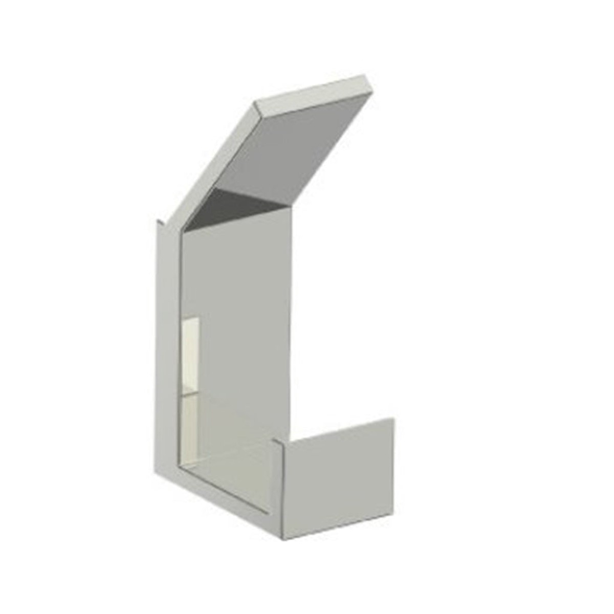 Berlin Single Prong Robe Hook - Wall Mount - 4 BrassPolished Nickel
