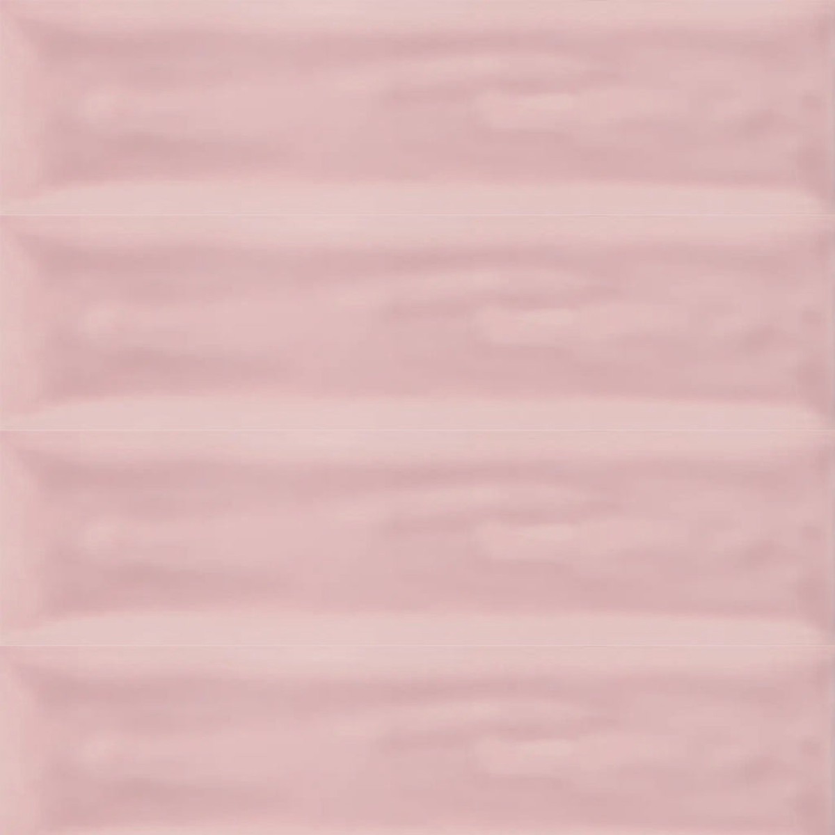 Flow Velvet Pink Rectangular Wall Tile - Wall Mount - 3 x 12 CeramicPink