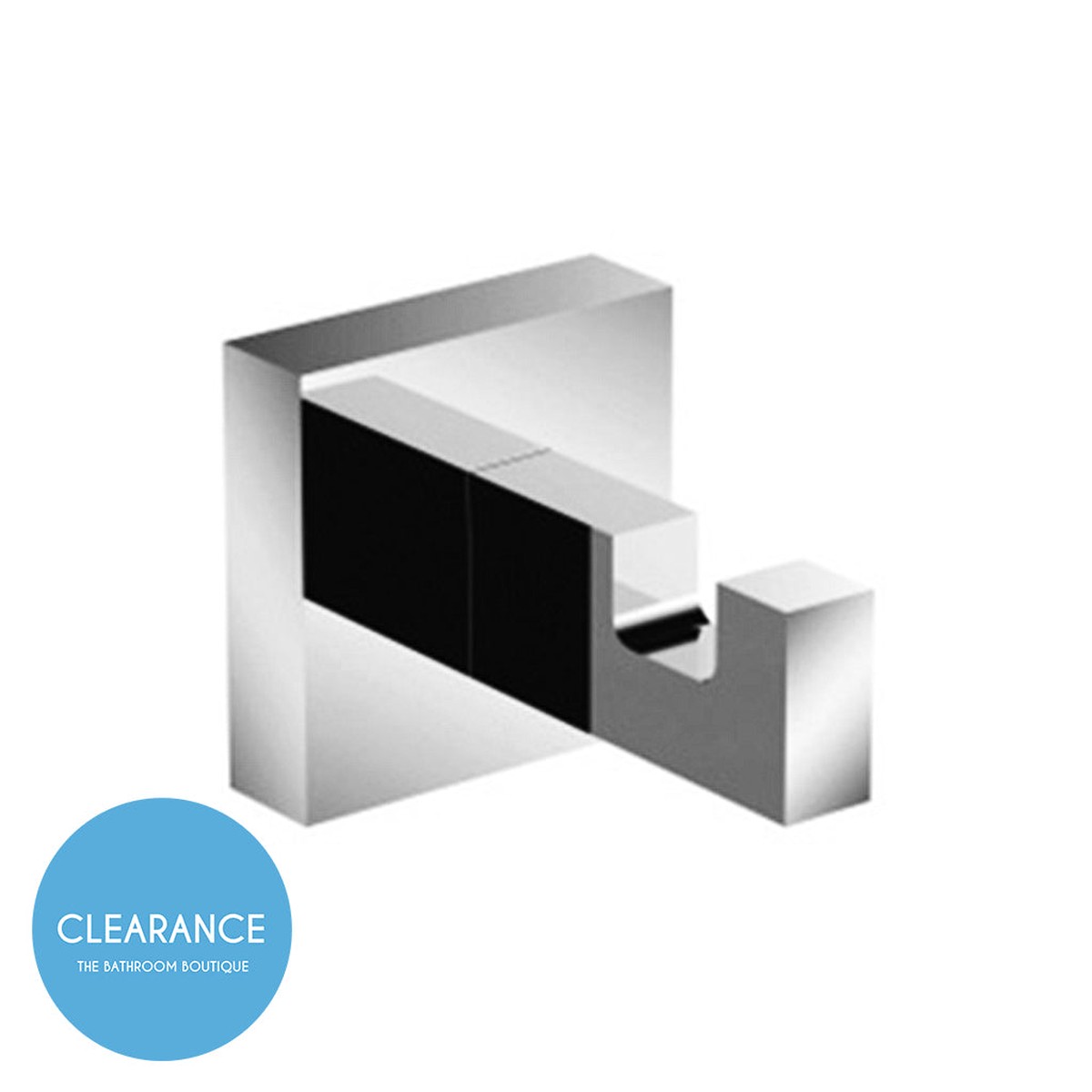 Alpha Single Hook - Wall Mount - 2 BrassPolished Chrome (Final Sale)