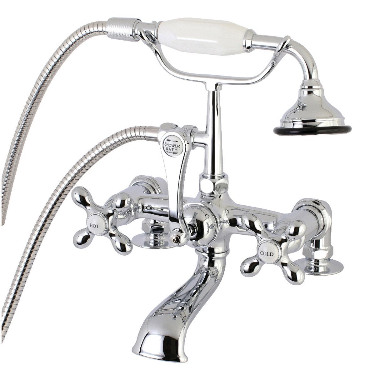 Aqua Vintage AE209TX-P7-Inch Tub Faucet with Hand Shower