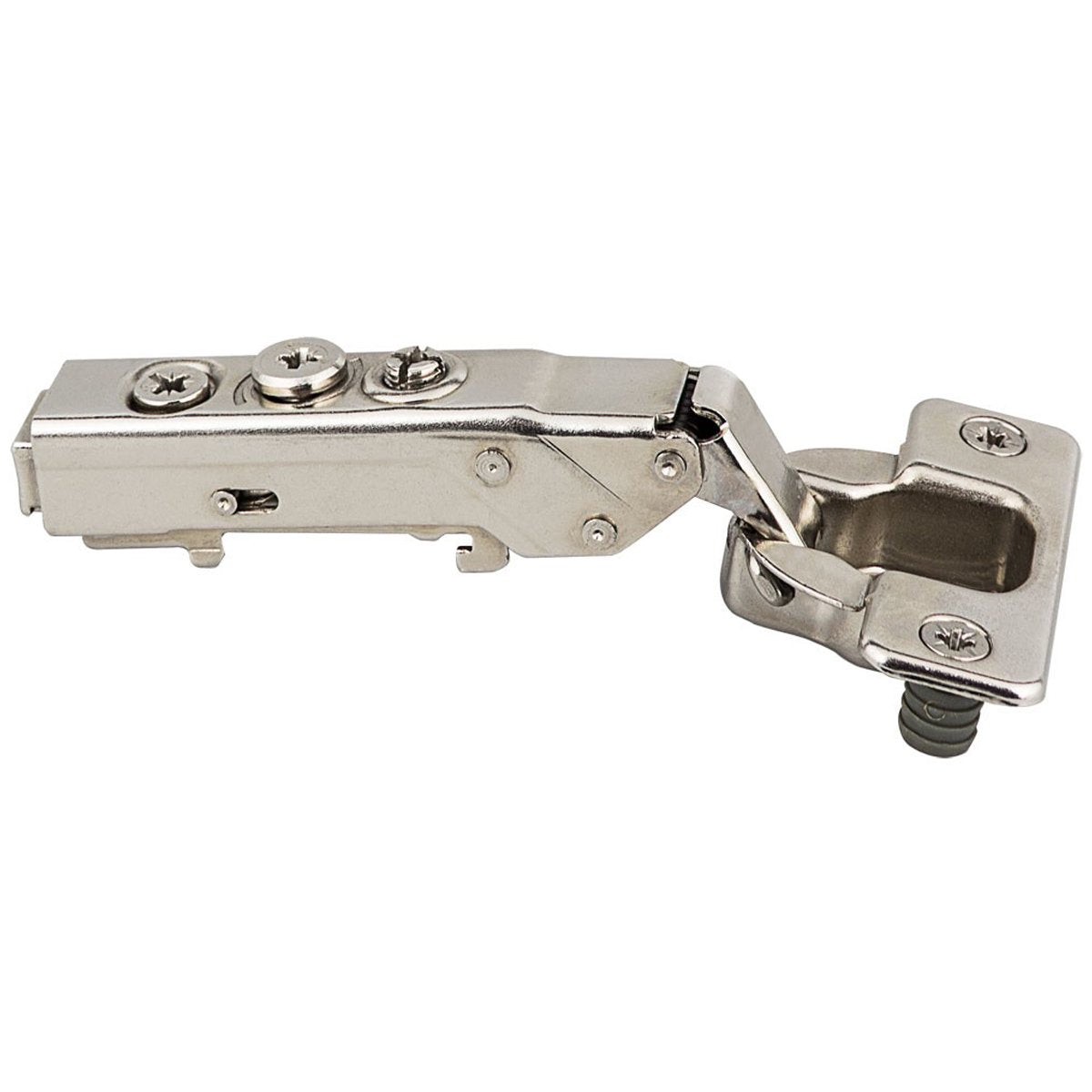 Hardware Resources 110 Degree 0 mm Crank Cam Adjustable Heavy Duty Adjustable Soft-close Hinge with Press-in 8 mm Dowels (Sold in Packs of 5)