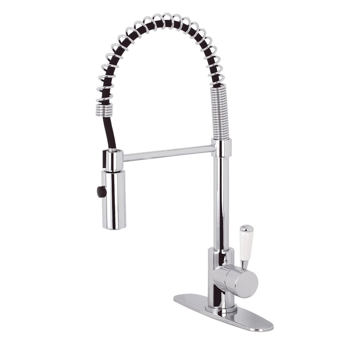Kingston Brass Gourmetier Paris Single-Handle Pull-Down Kitchen Faucet