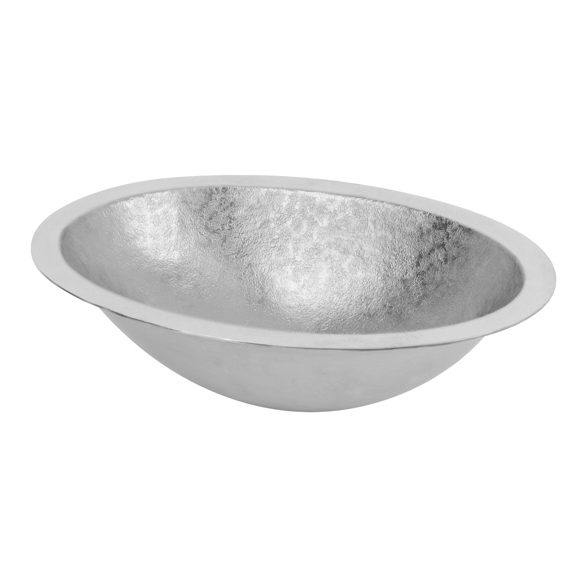 Undermount 19 x 14 Terra Firma 10 Gauge Thick Nickel Plated Bathroom Sink