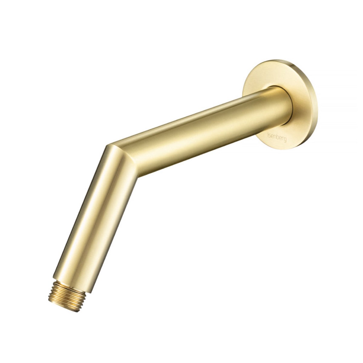 Universal Round Shower Arm - Wall Mount - 7 BrassSatin Brass