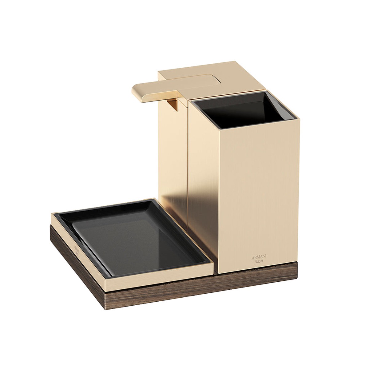 Island 3 Piece Bathroom Accessories Set - Free Standing - 6 MetalGreige