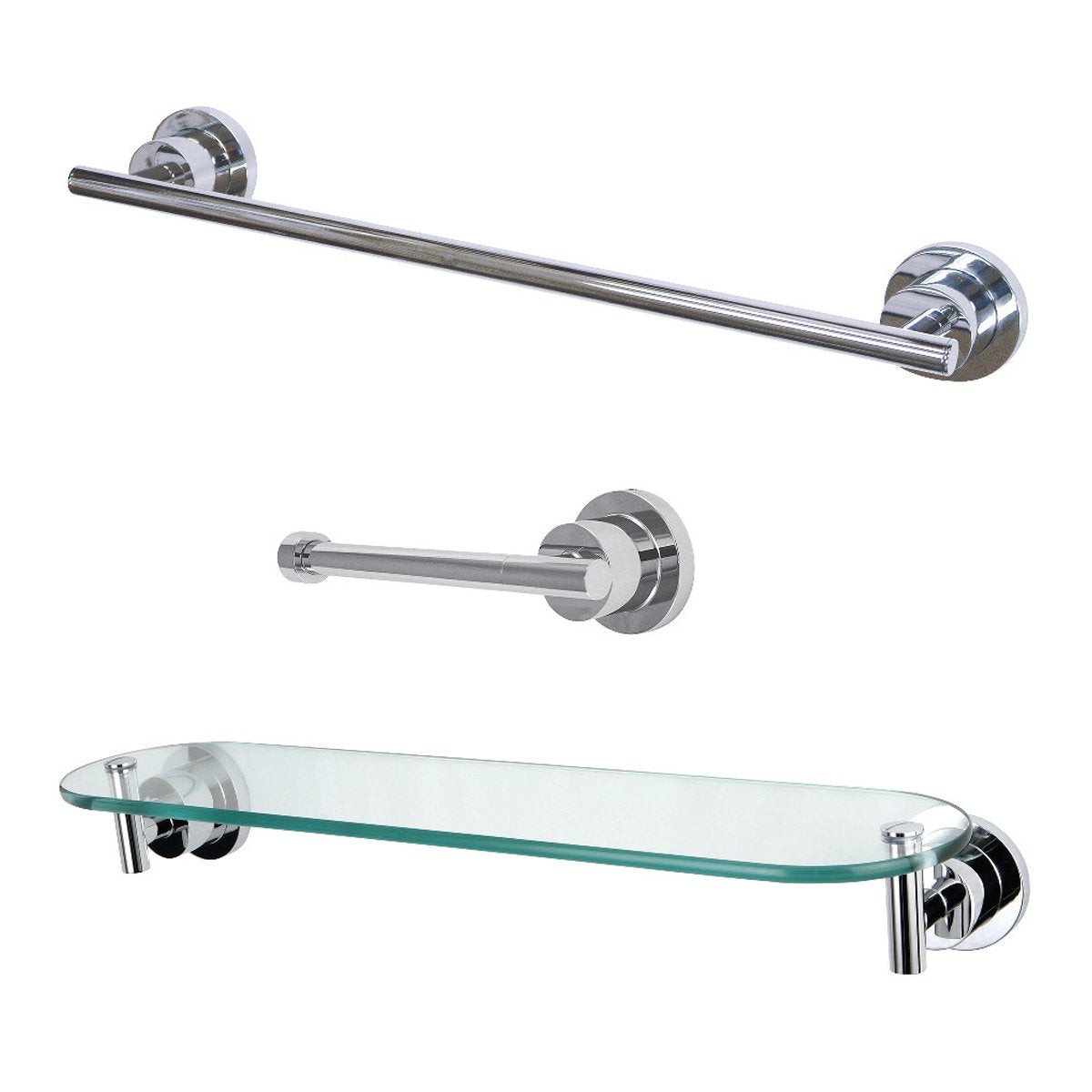 Kingston Brass Concord 3-Piece 18 Bathroom Accessories Set