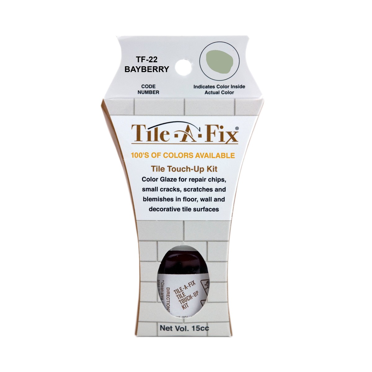 TF-22 Tile-A-Fix Touch Up Repair Glaze - Bayberry