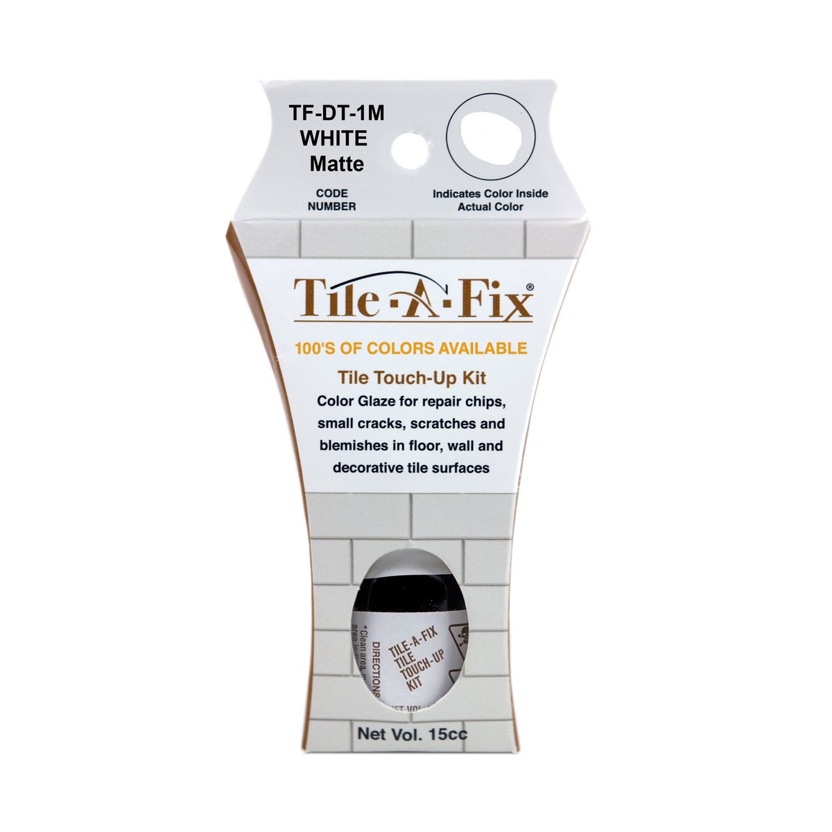 TF-DT-1M Tile-A-Fix Tile Touch Up Repair Glaze - Daltile White Matte