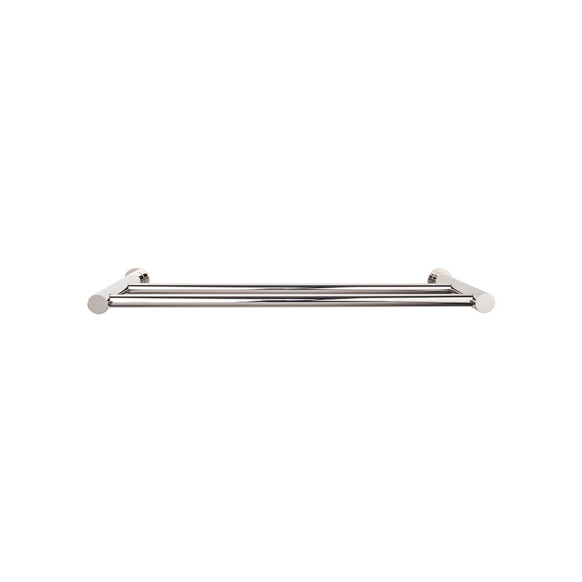 Top Knobs Hopewell Double Towel Bar in Polished Nickel