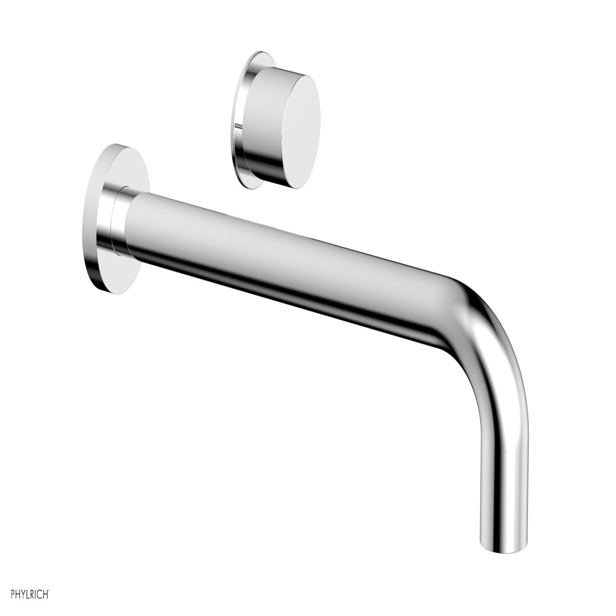 Basic II 10 Single Handle Wall Lavatory Set - Smooth Handle 230-16-10