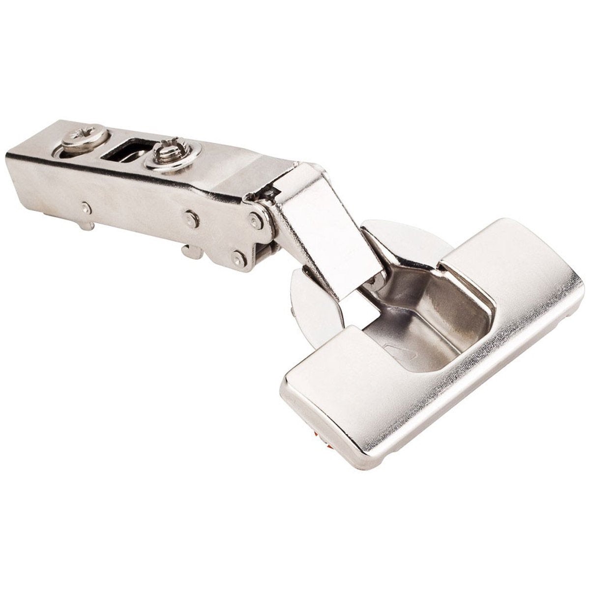 Hardware Resources 125 Degree 0 mm Crank Cam Adjustable Heavy Duty Soft-close Hinge with Easy-Fix Dowels with Cover (Sold in Packs of 5)