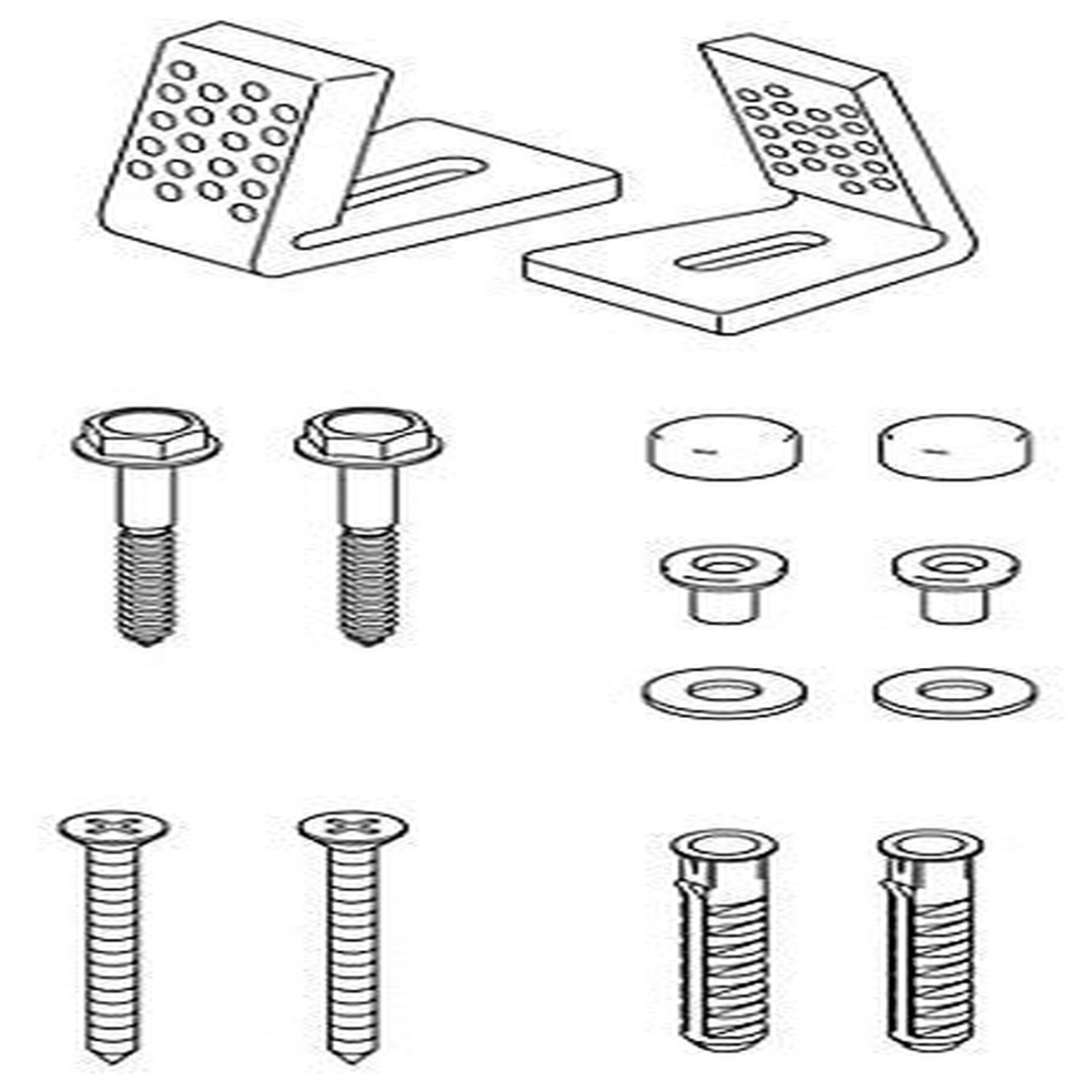 KOHLER K-E3078-CP Hardware Pack