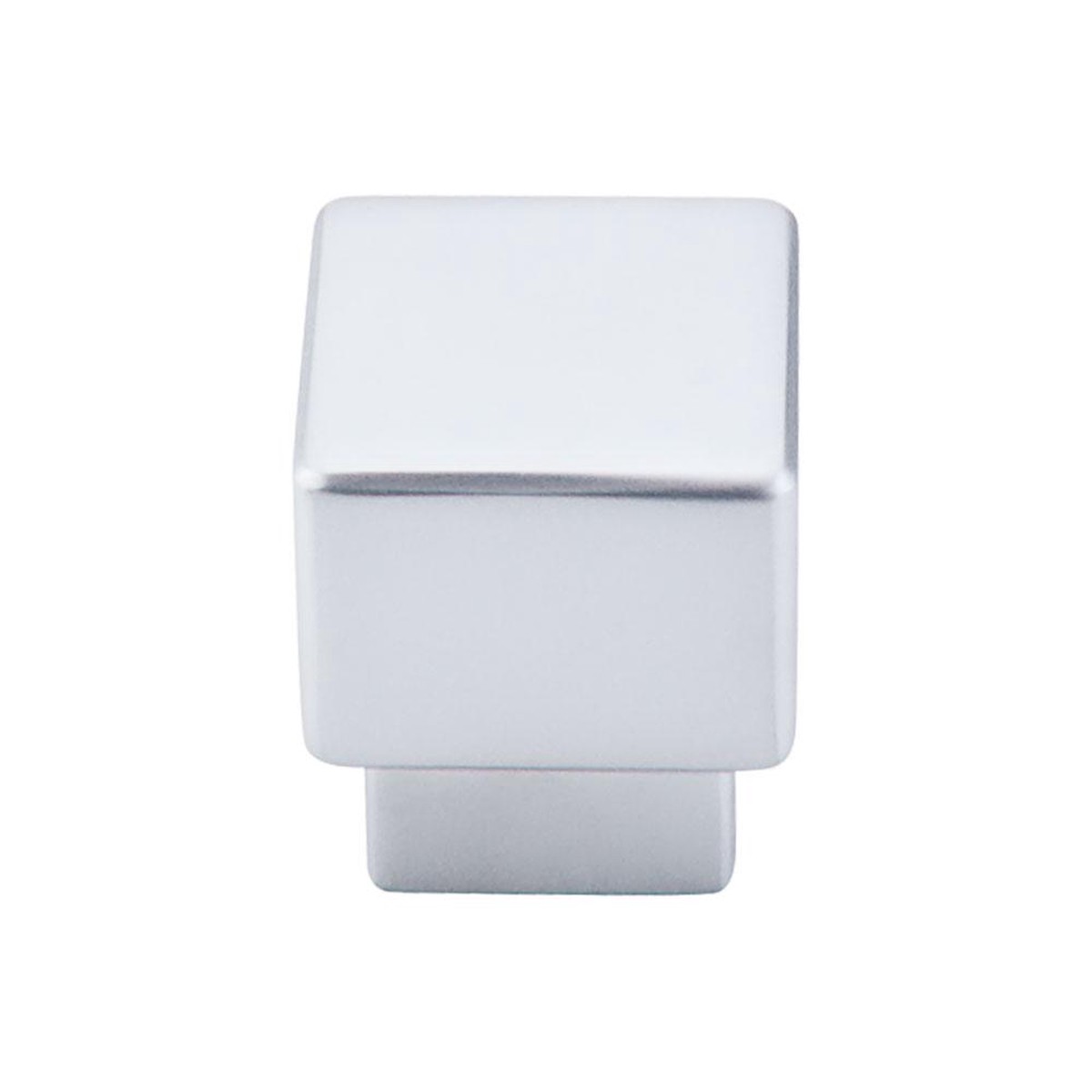Top Knobs Tapered Medium Square Knob in Aluminum