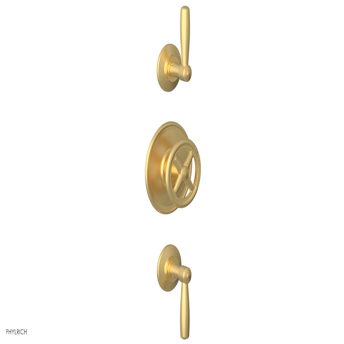 WORKS 12 Thermostatic Valve with Two Volume Control Lever Handles 4-613