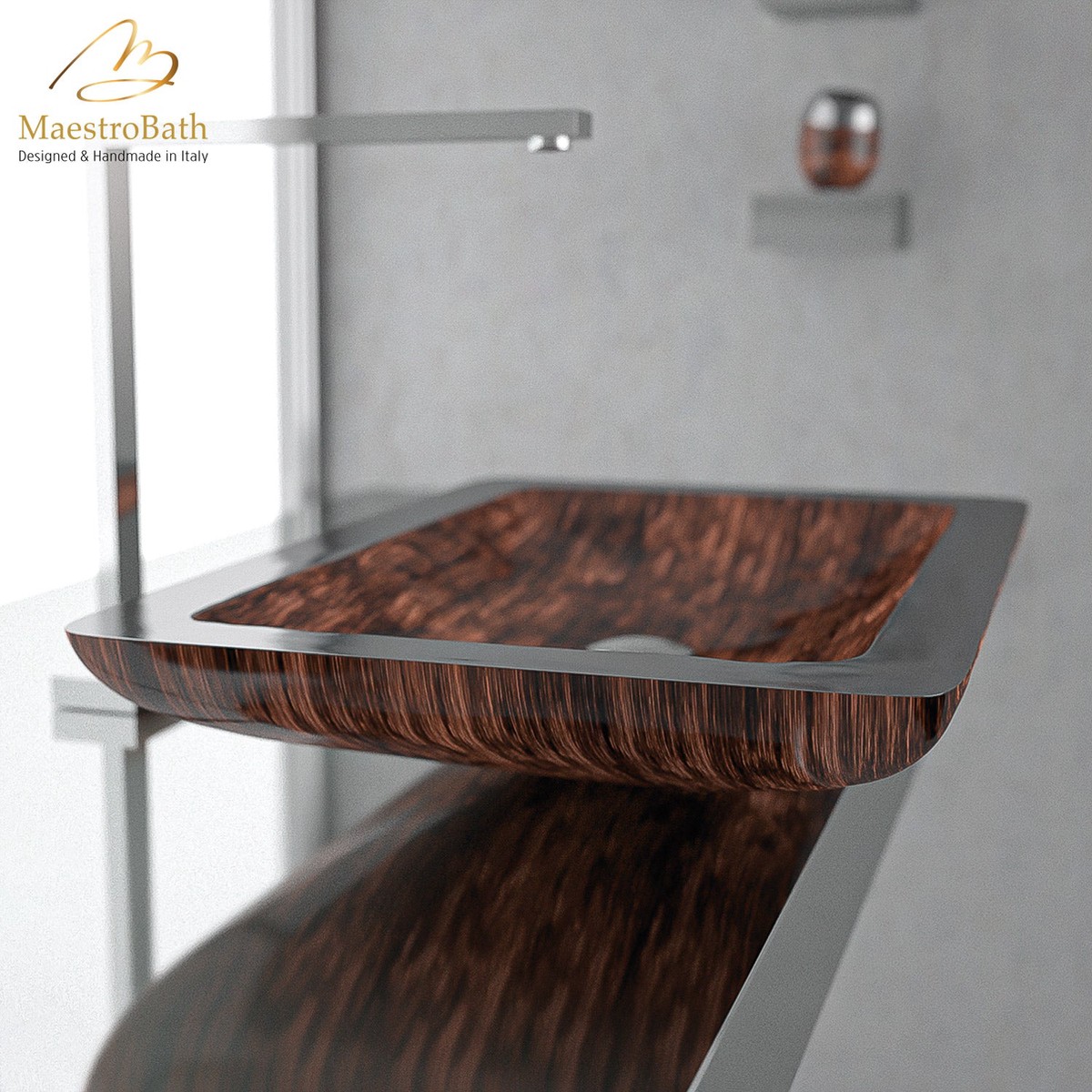 Alumix Vogue Rectangular Bath Sink