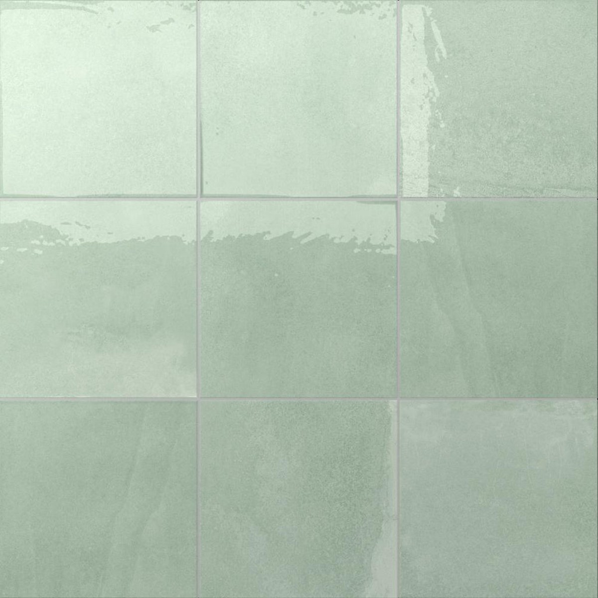 Berlin Wall Tile - Wall Or Floor Mount - 58 x 58 PorcelainGloss Aquamar