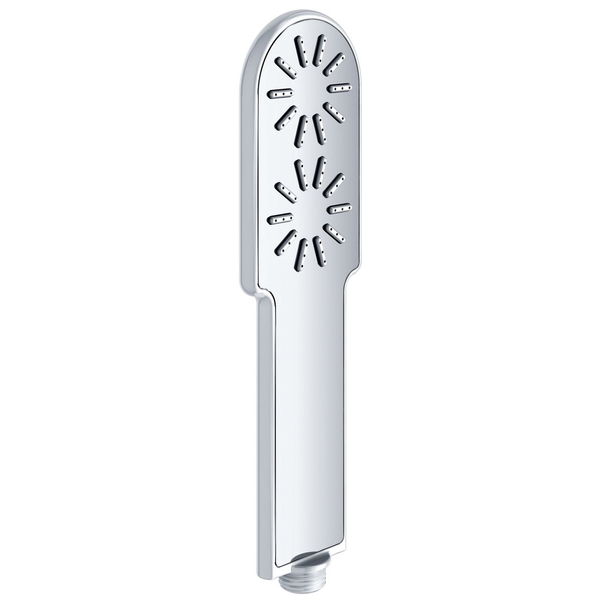 Dawn Stainless Steel Round Hand Shower with White Lines