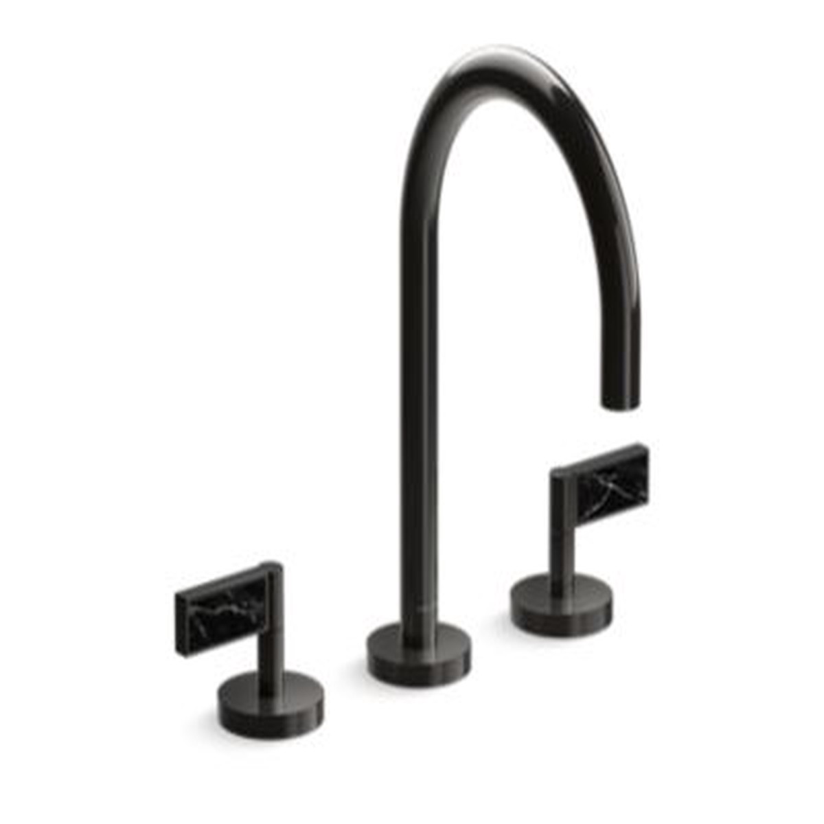 Kallista P24490-NM One Basin Set Gooseneck Lv Nm Stone
