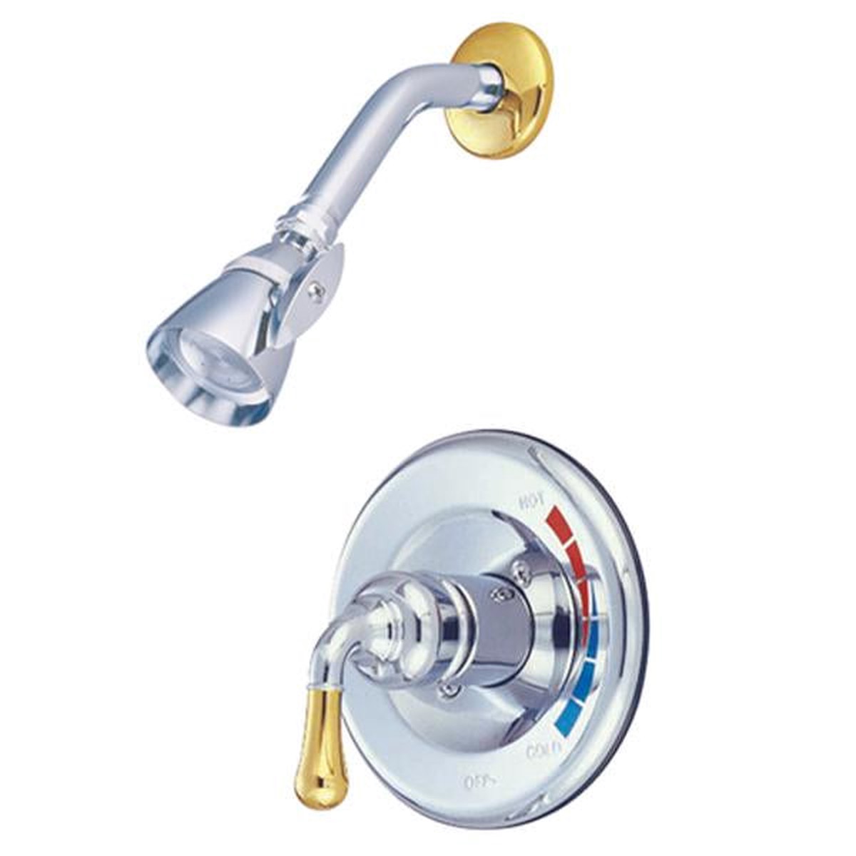Kingston Brass Water Saving Magellan Shower Combination with 15GPM Water Savings Showerhead