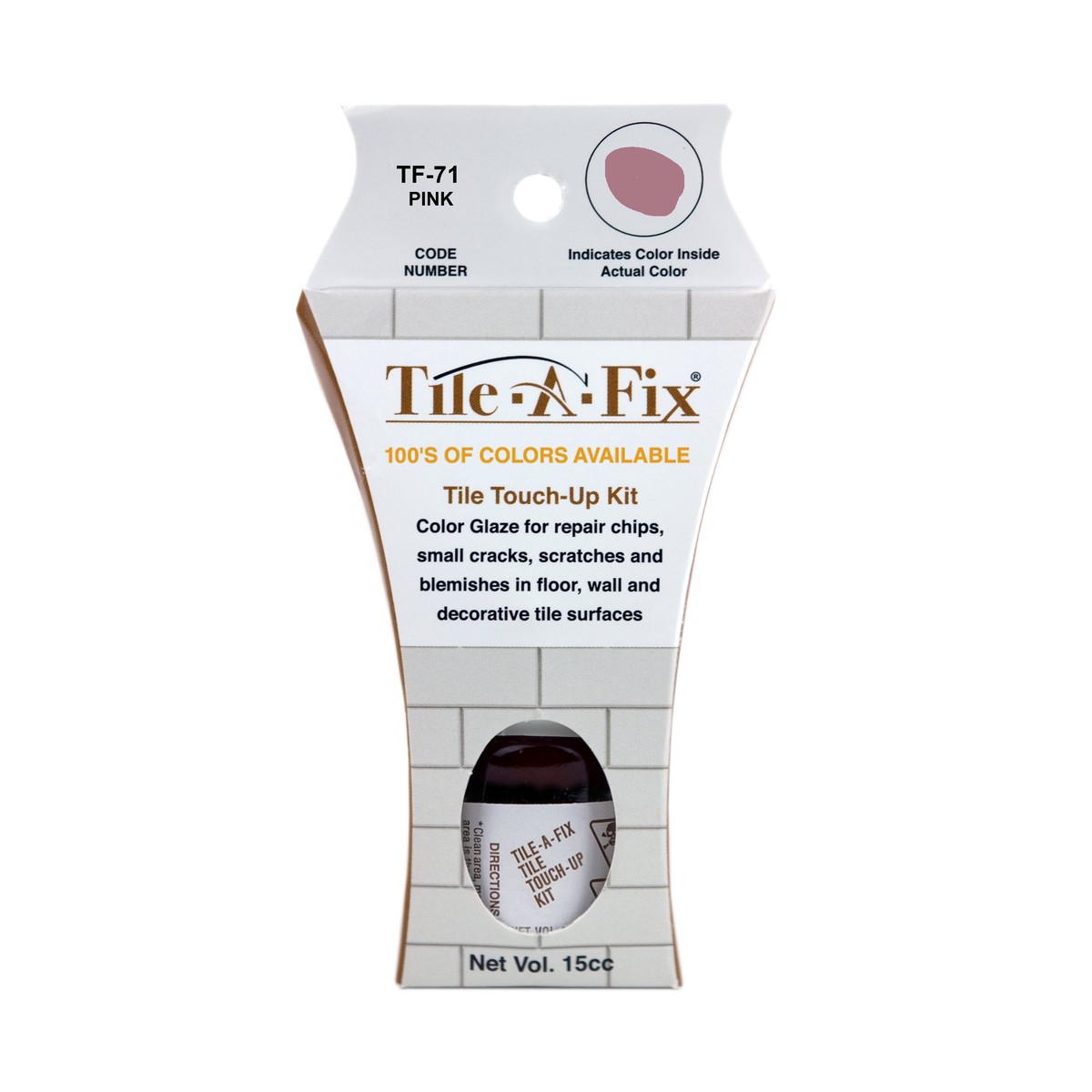 TF-71 Tile-A-Fix Touch Up Repair Glaze - Pink