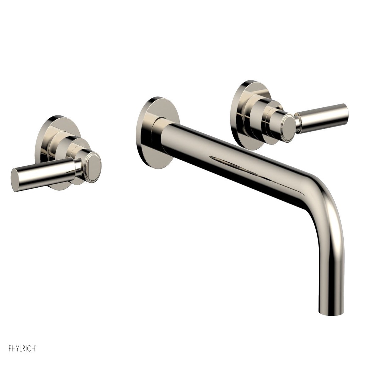 BASIC Wall Lavatory Set 12 Spout - Lever Handles DWL130-12