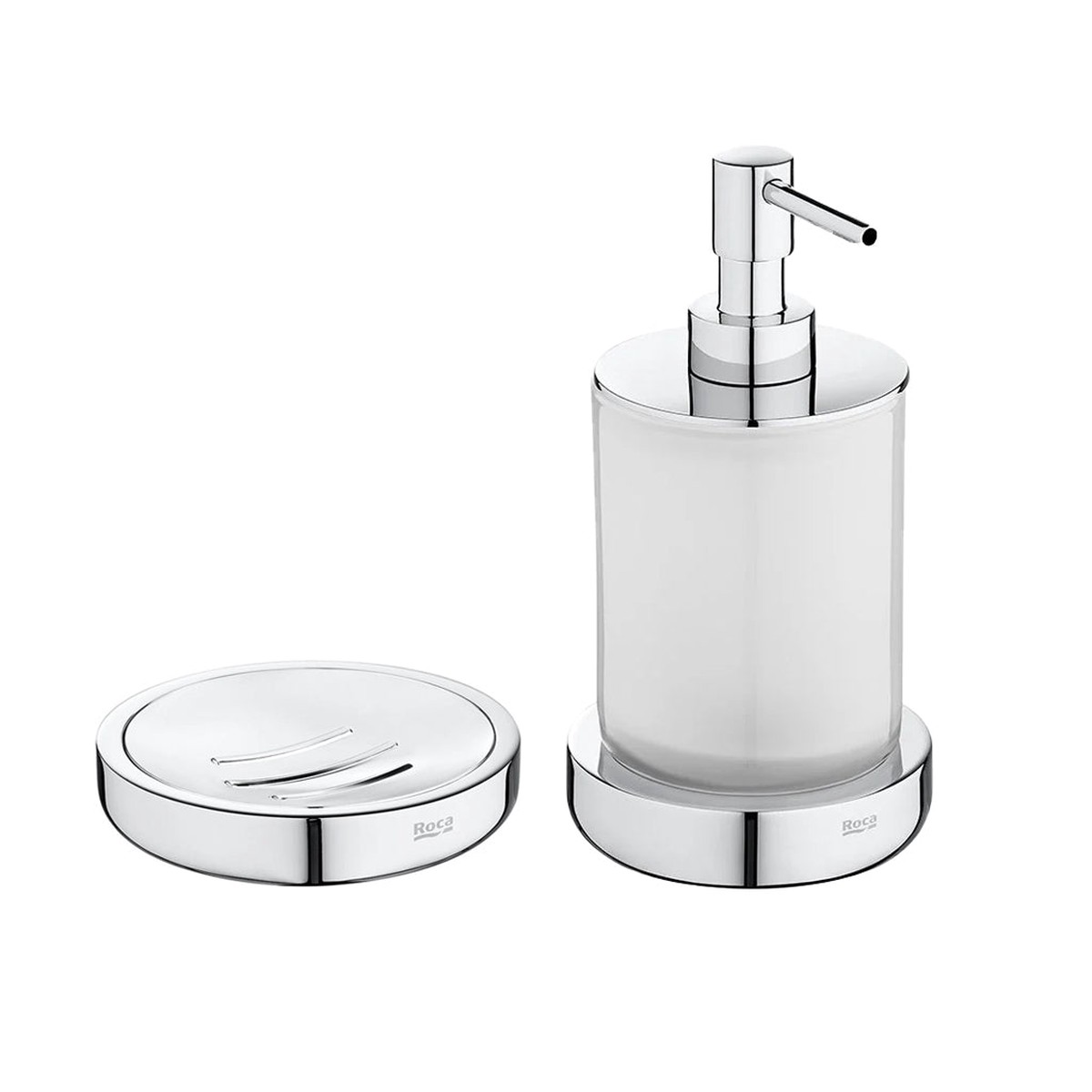 Tempo Bathroom Accessories Set - Free Standing - BrassPolished Chrome
