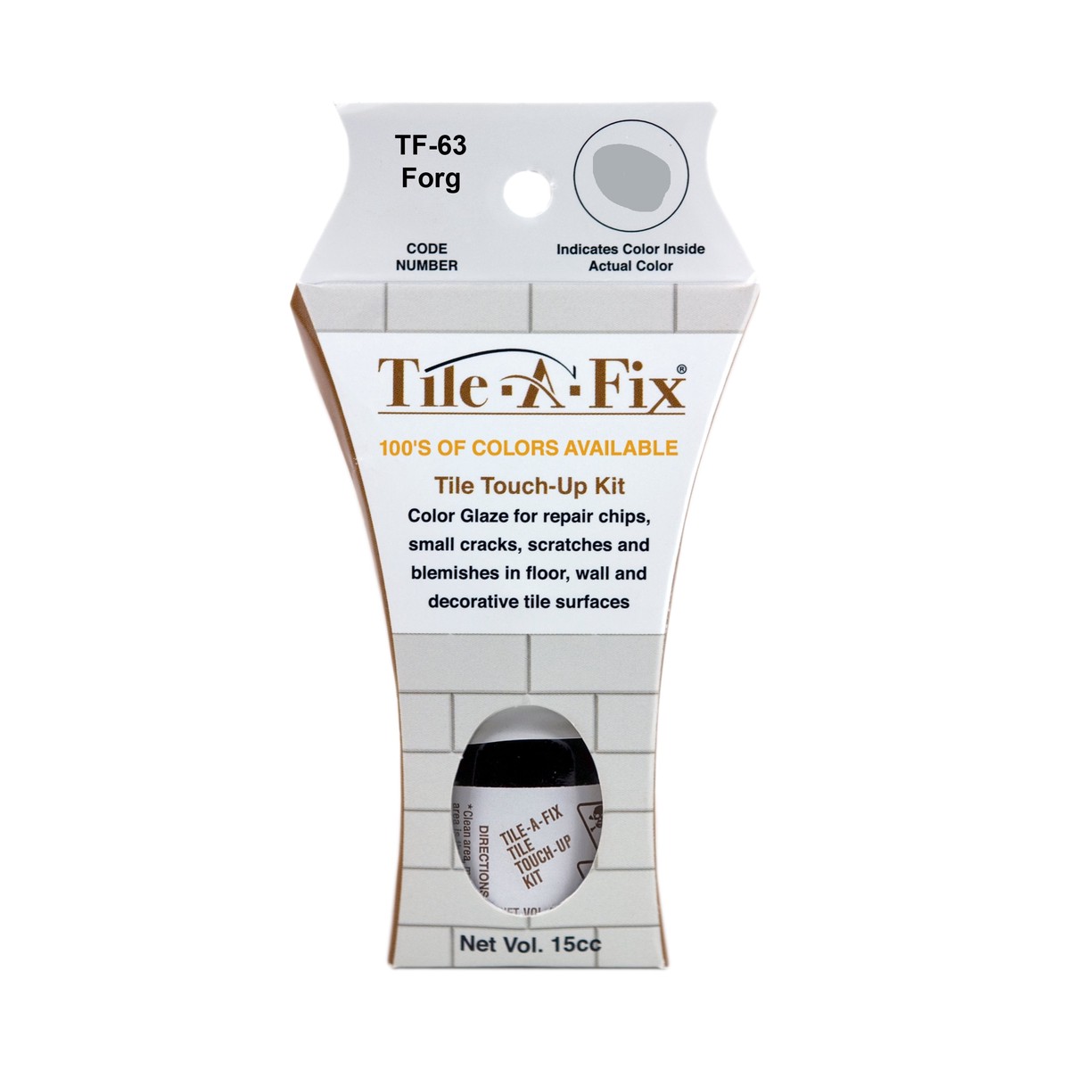 TF-63 Tile-A-Fix Touch Up Repair Glaze - Fog