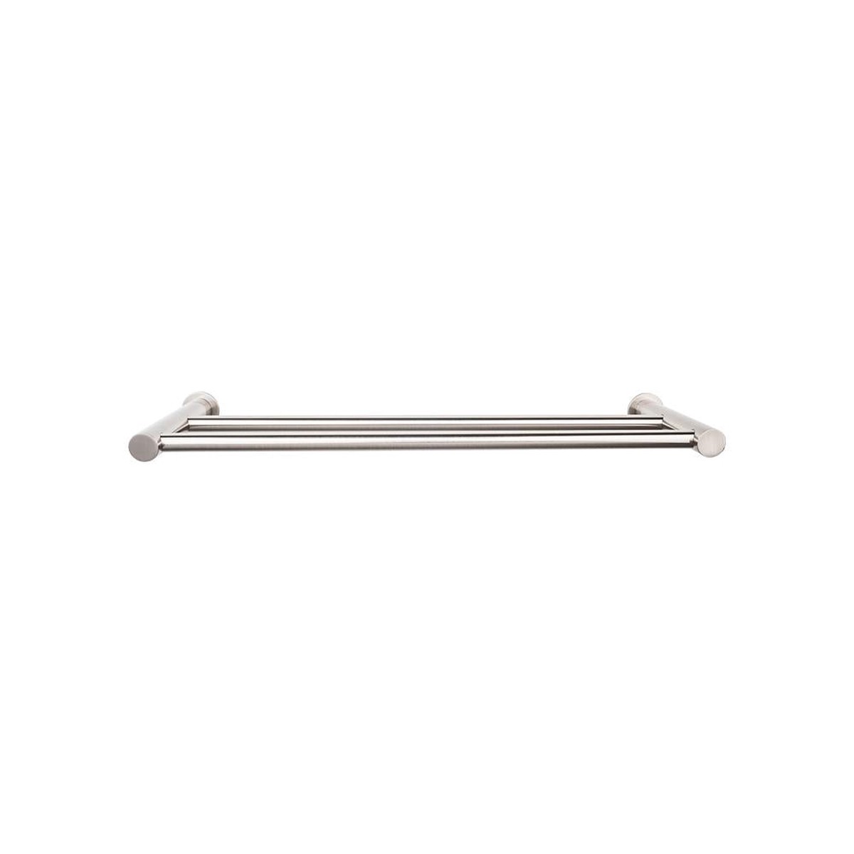 Top Knobs Hopewell Double Towel Bar in Brushed Satin Nickel