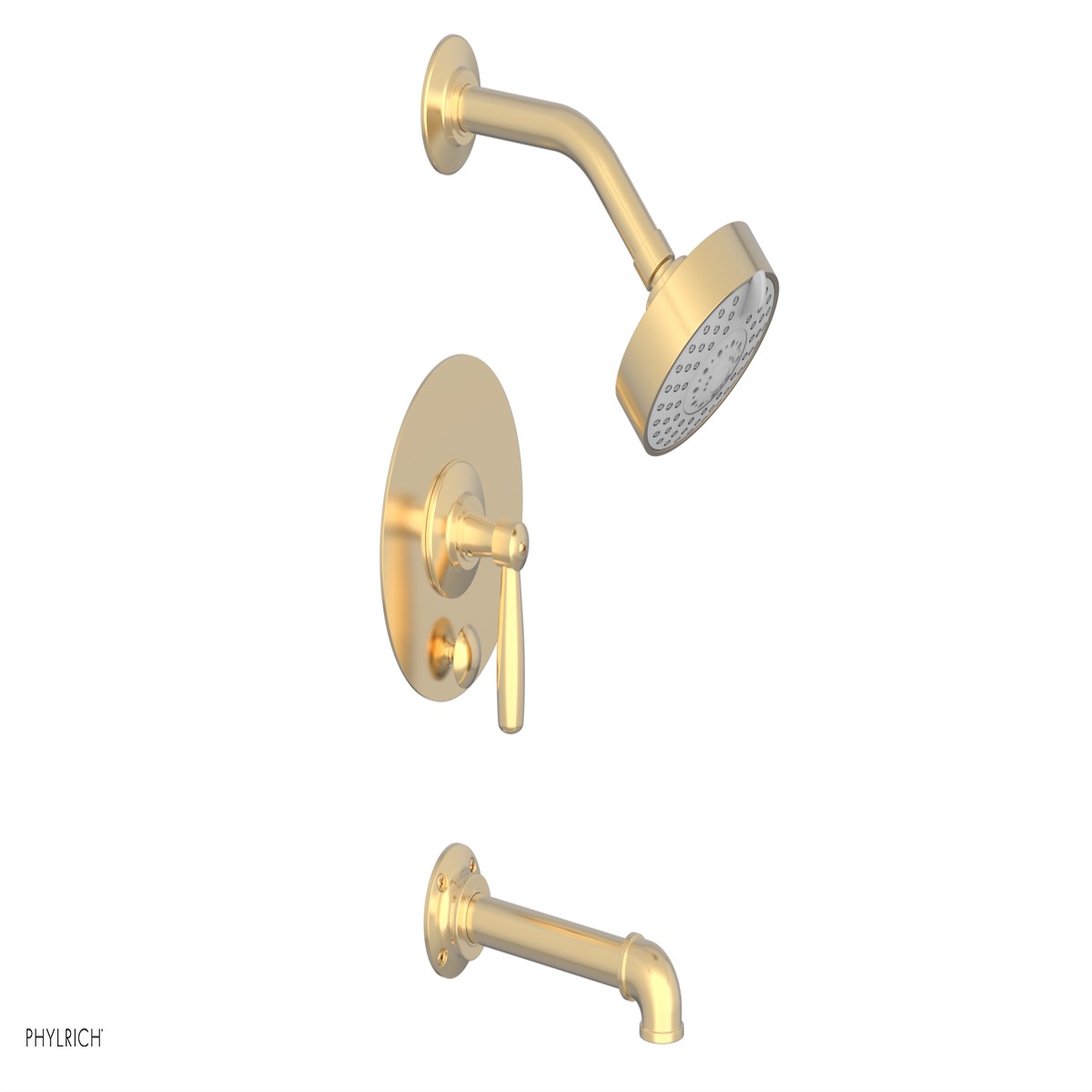 WORKS 2 - Pressure Balance Tub Shower Set - Lever Handle 221-29