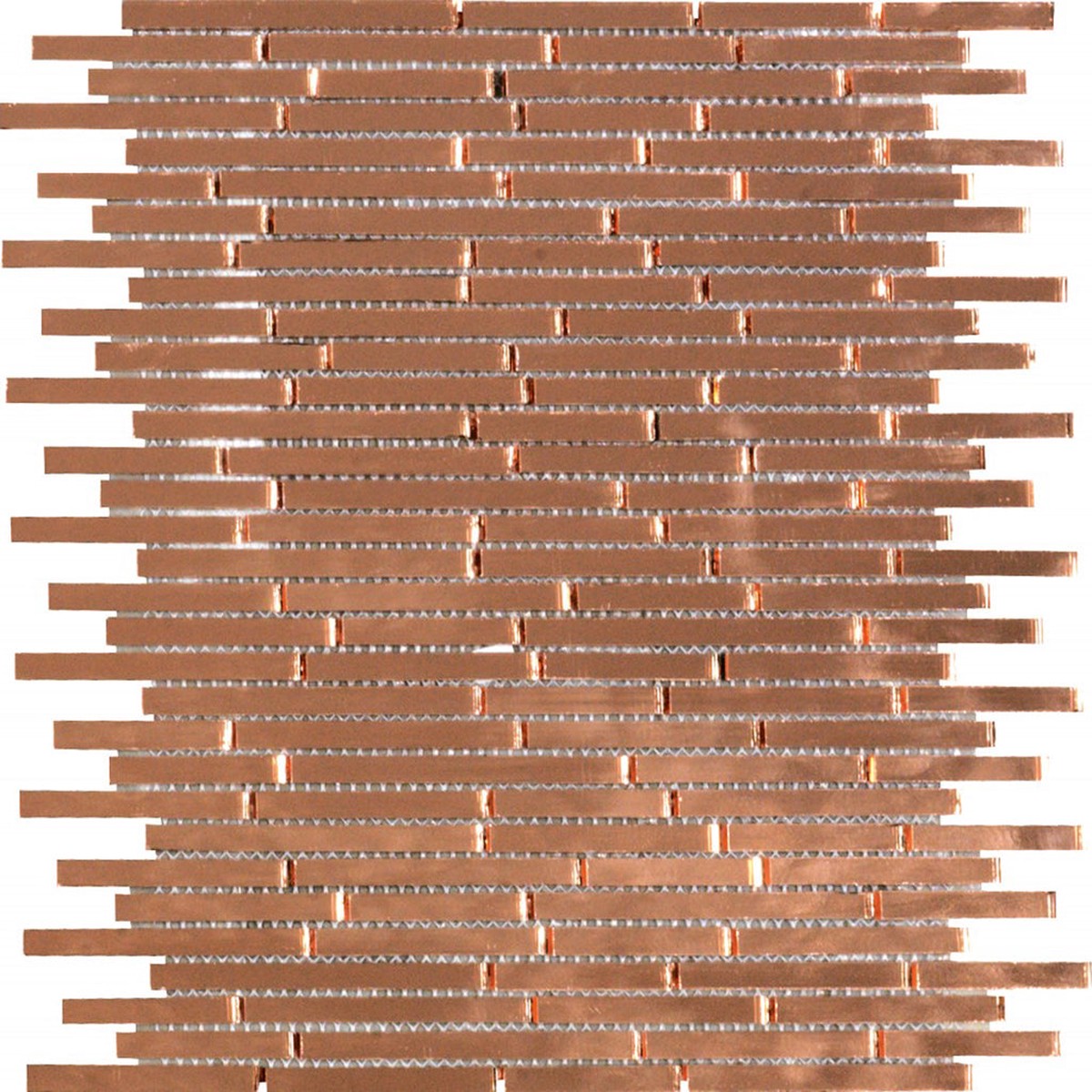 Copper Mirror Mosaic Wall Tile - Wall Mount - 112 x 104 GlassGloss Copper 2400 Price Per Piece