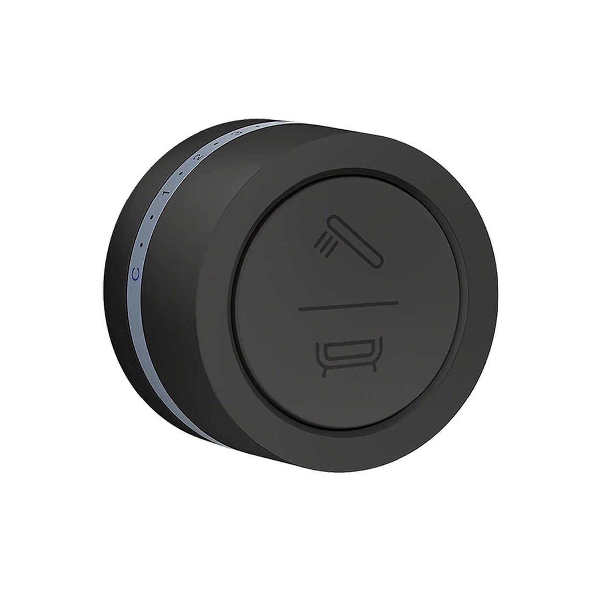 Dtv Mode Wall-Mount BathShower Digital Interface Shower Mixer - Wall Mount - 3 BrassMatt Black