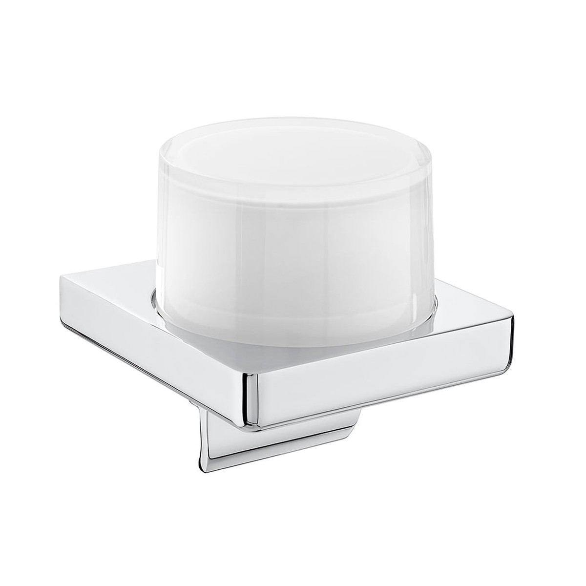 Tempo Soap Dispenser - Wall Mount - 5 BrassGlassPolished Chrome