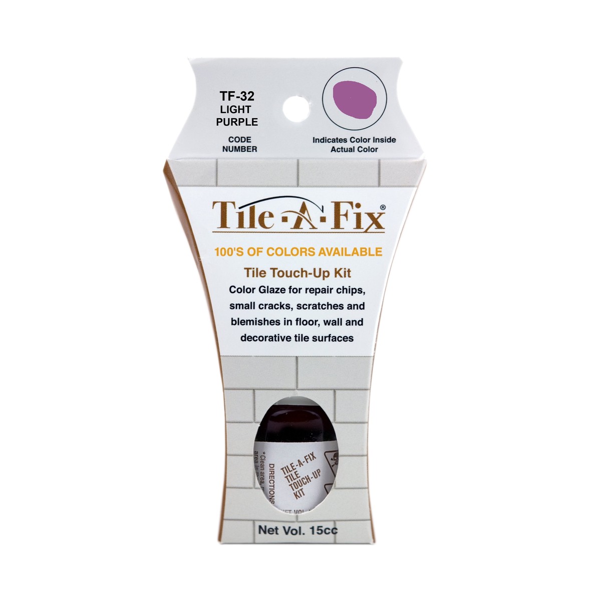TF-32 Tile-A-Fix Touch Up Repair Glaze - Light Purple