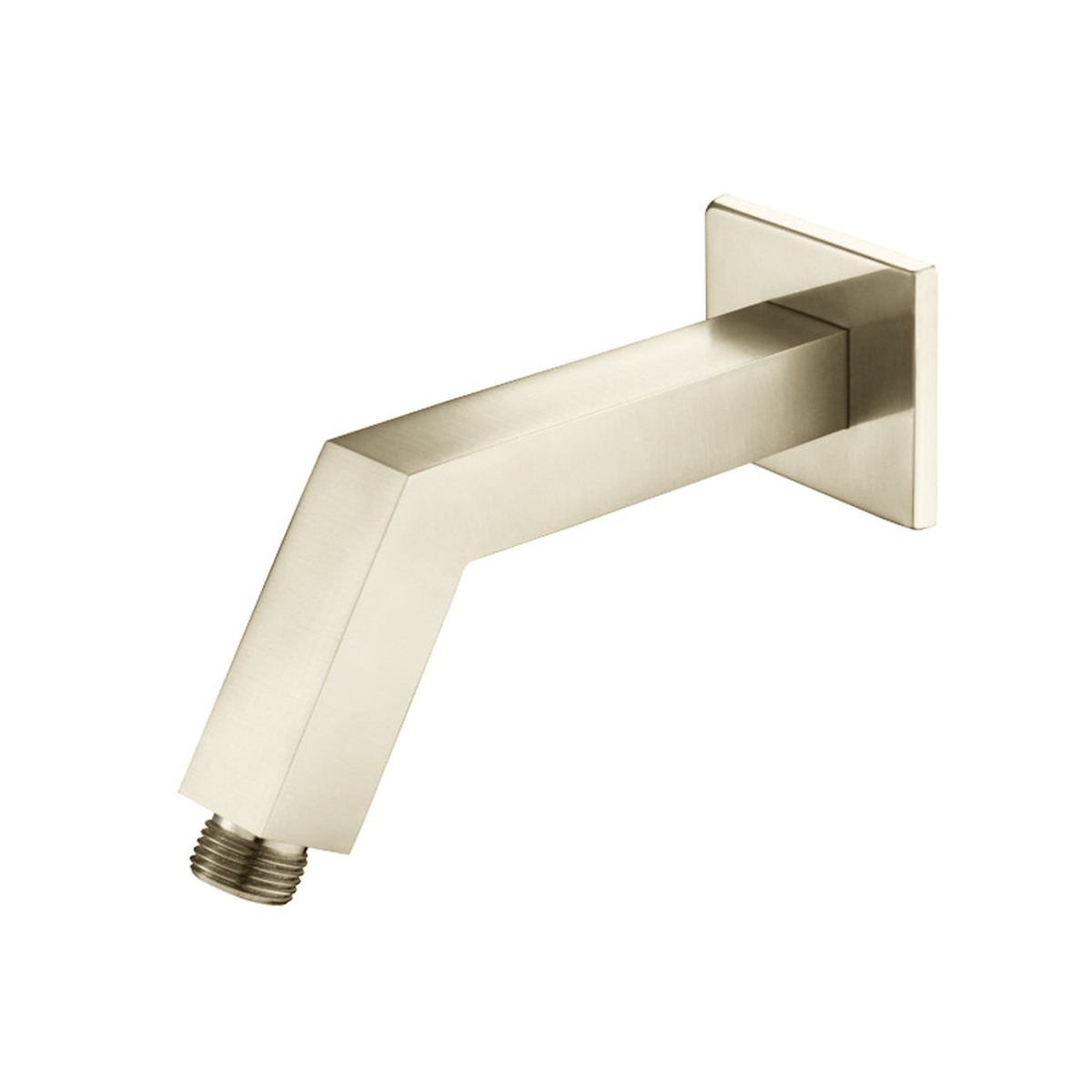 Universal Square Shower Arm - Wall Mount - 7 BrassPolished Nickel
