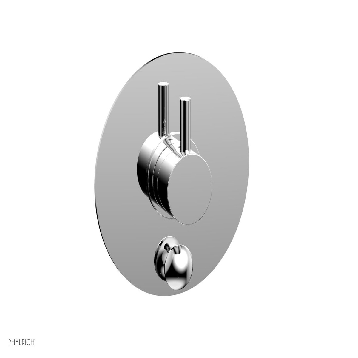 BASIC II Pressure Balance Shower Plate with Diverter and Handle Trim Set 4-199