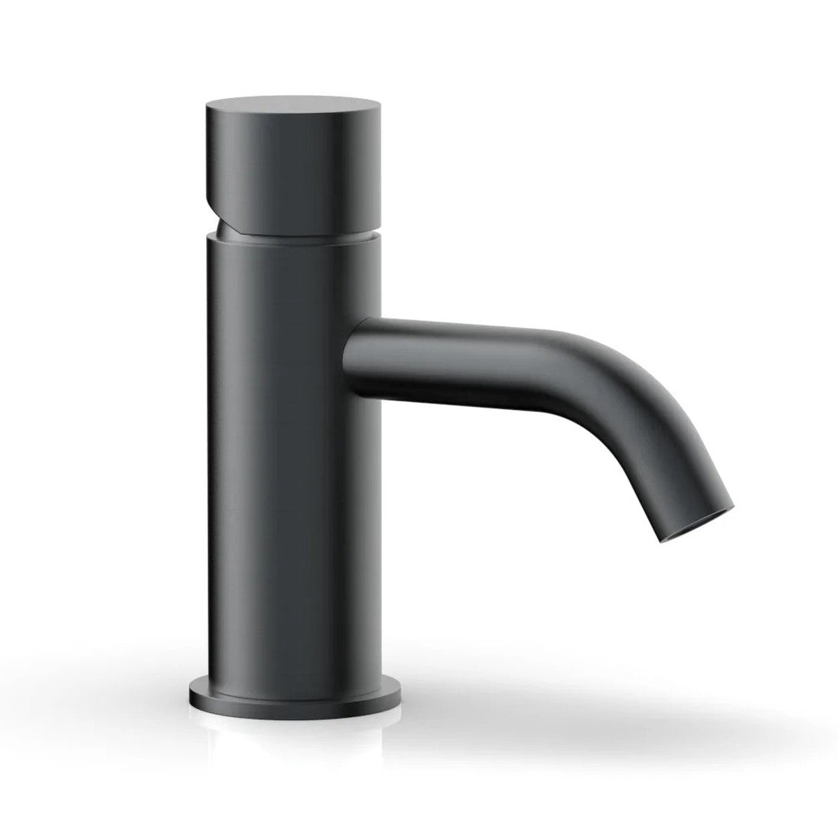 Basic Ii Round Bathroom Faucet - Single Hole - 6 BrassGun Metal