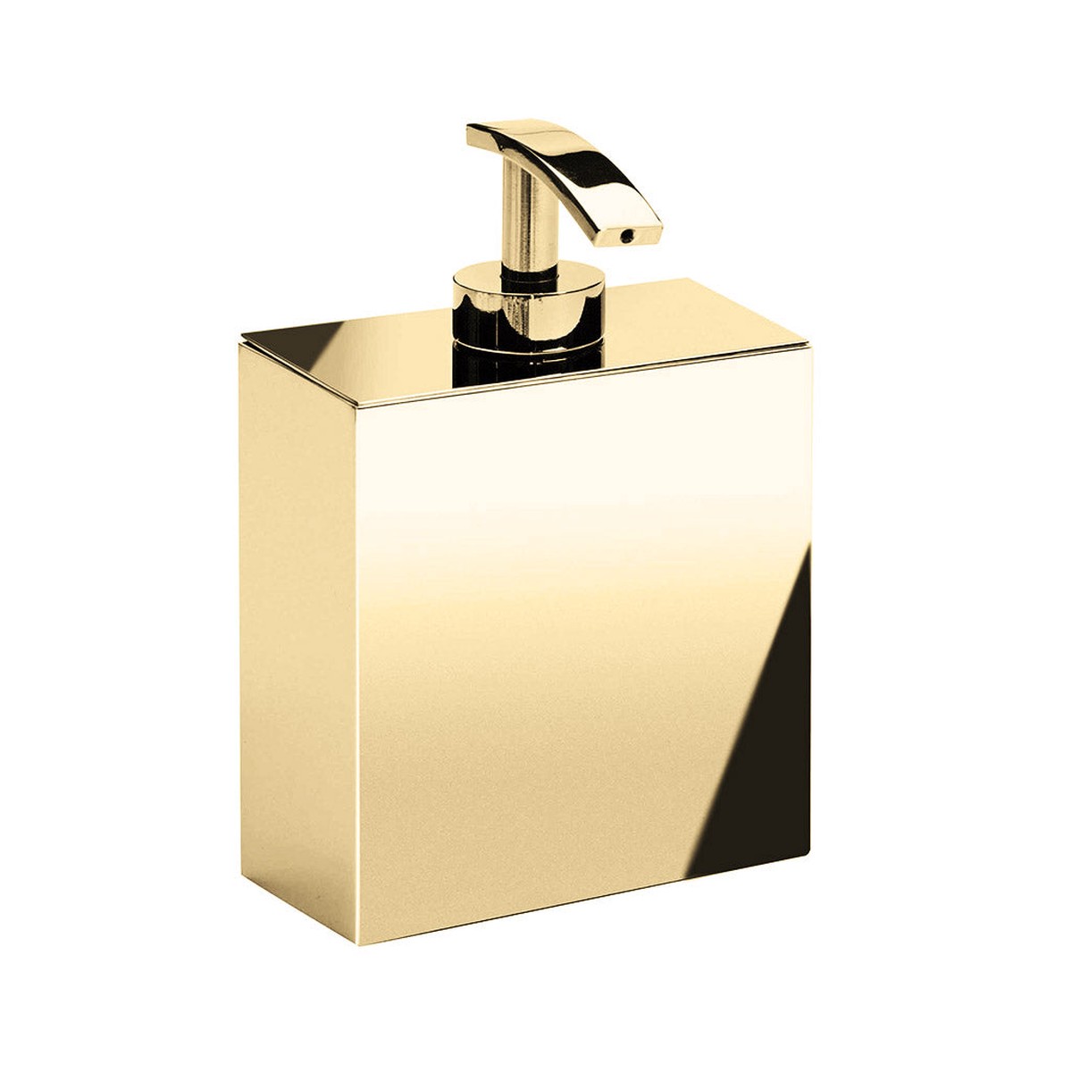 Box Metal Lineal Soap Dispenser - Wall Mount - 4 BrassGold