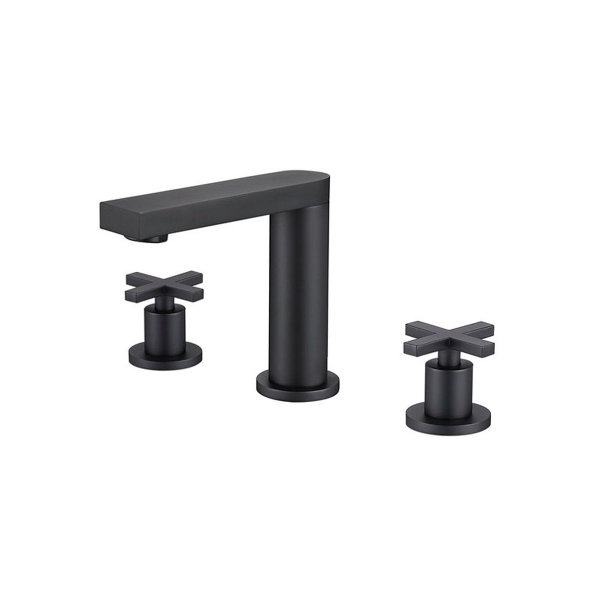 Contempo Bathroom Faucet - Widespread - 8 BrassMatt Black