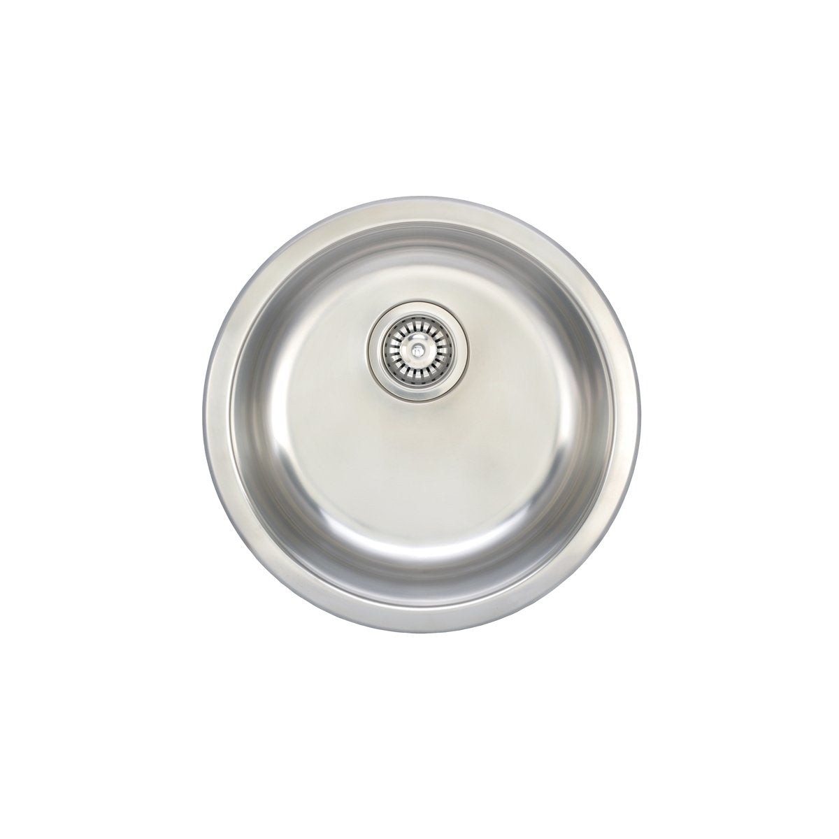 Wells Sinkware 19 Round 18-Gauge Undermount Single Bowl Stainless Steel Kitchen Bar Sink