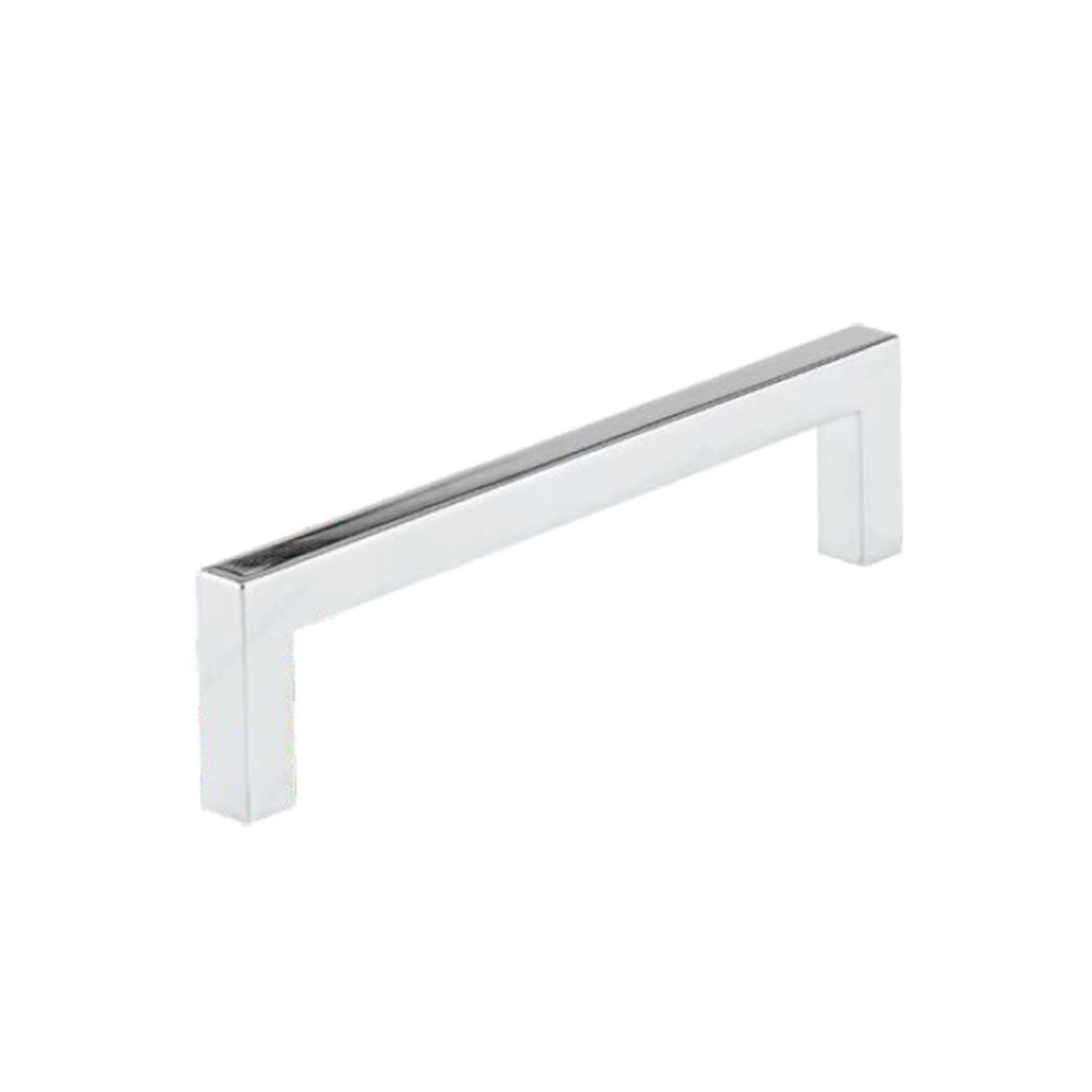 Aluminum Cabinet Pull Handle - Cabinet Mount - 7 BrassPolished Chrome