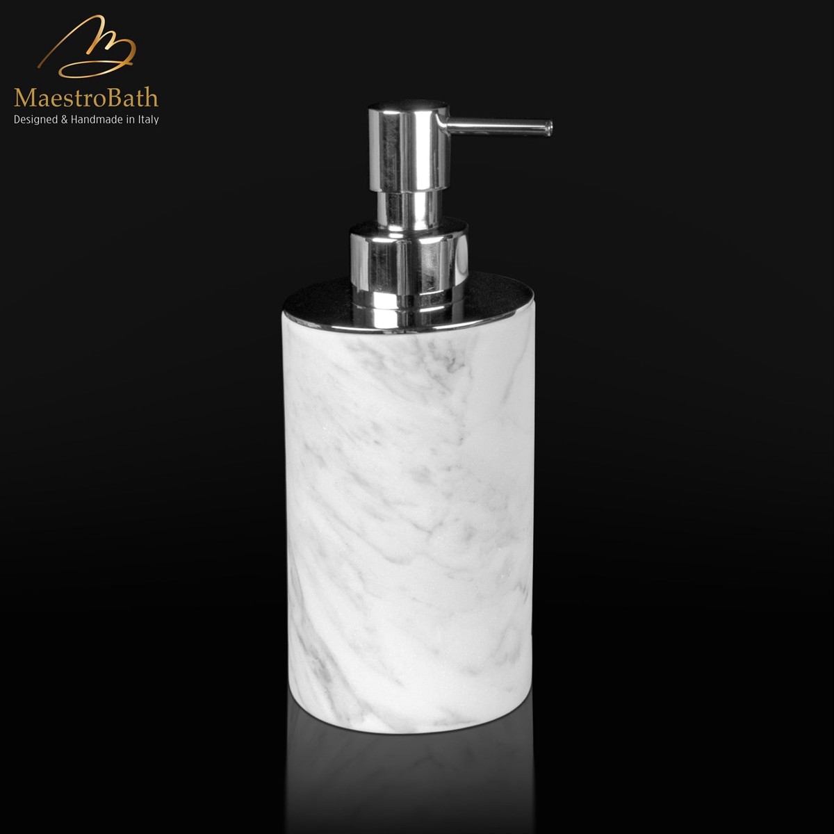 Cosmopolitan Soap Dispenser White and Chrome