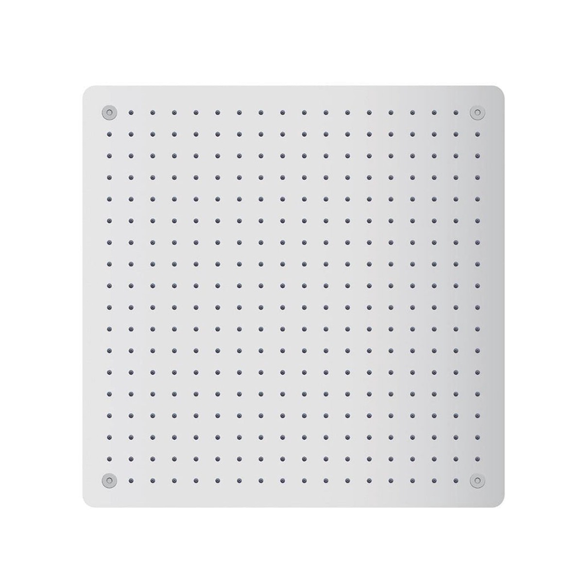 Cubic Recessed Shower Head - Wall Or Ceiling Mount - 20 Stainless SteelPolished Stainless Steel