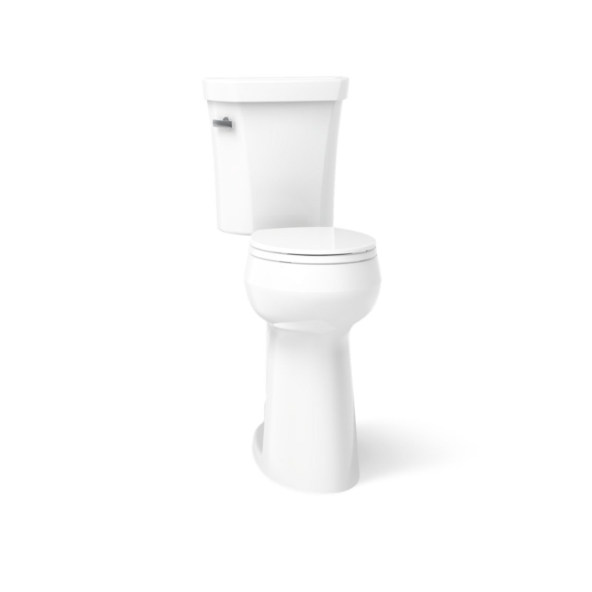 KOHLER K-35717 Highline Tall Two-piece Round-front Toilet 16 GPF