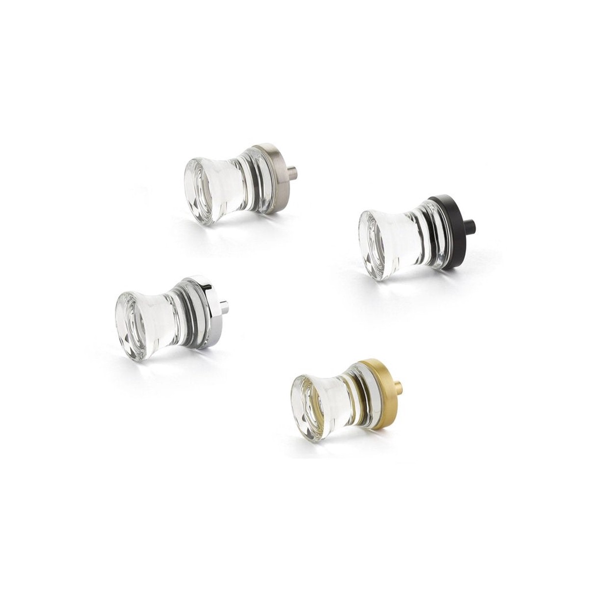 City Lights Concave Cabinet Knob - Cabinet Mount - 1