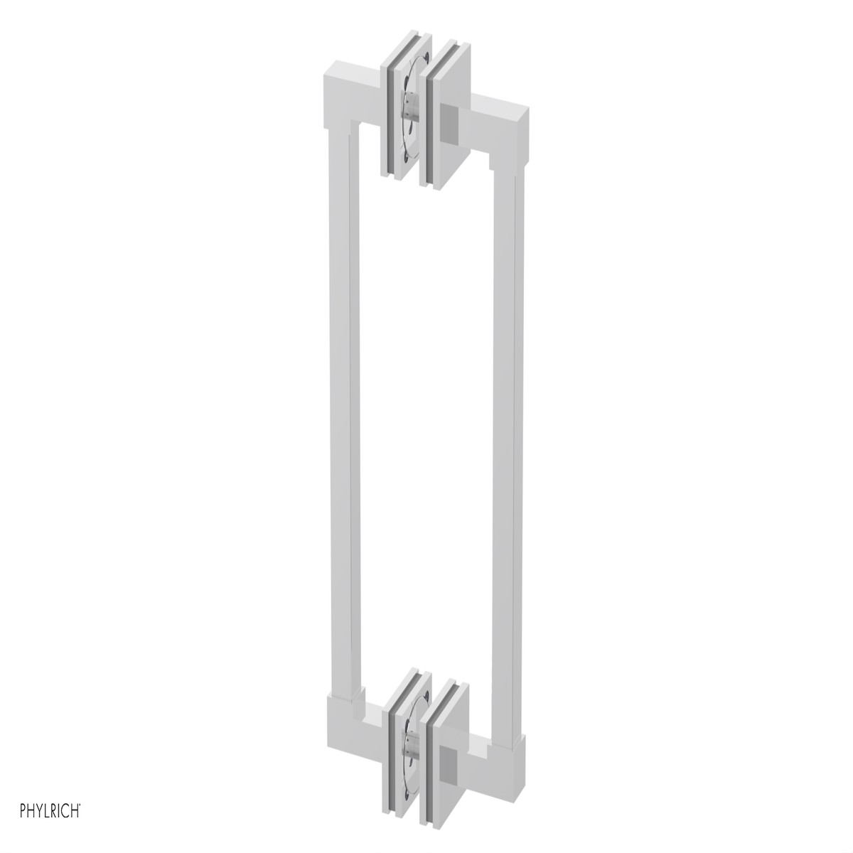 JOLIE - 12 Double Sided Shower Pull with Grey Accents 222S-93-12