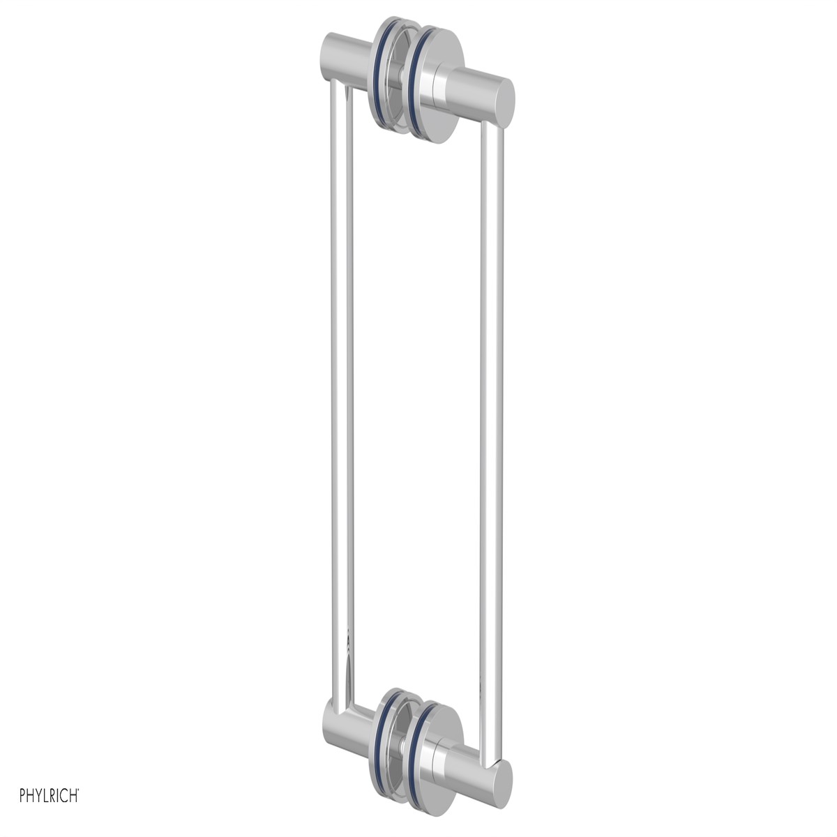 JOLIE - 12 Double Sided Shower Pull with Navy Blue Accents 222-93-12