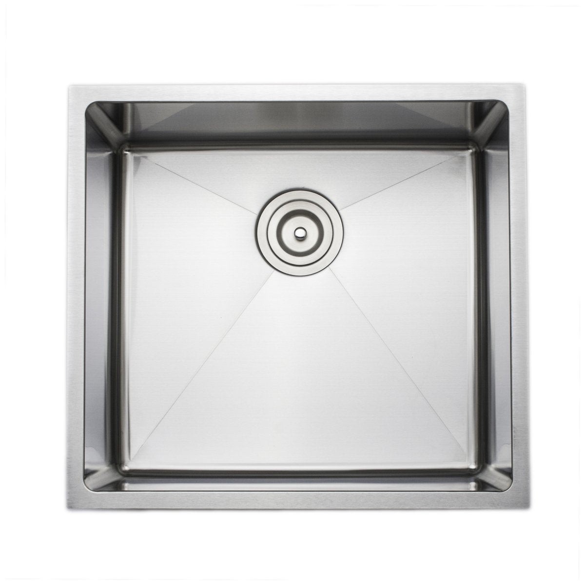 Wells Sinkware Small Radius 21 16-Gauge Undermount Stainless Steel Kitchen Bar Sink