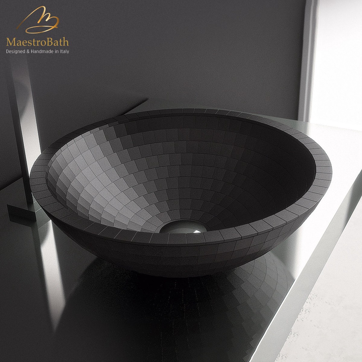 Teknoform Mosaic Top Selling Round Sink