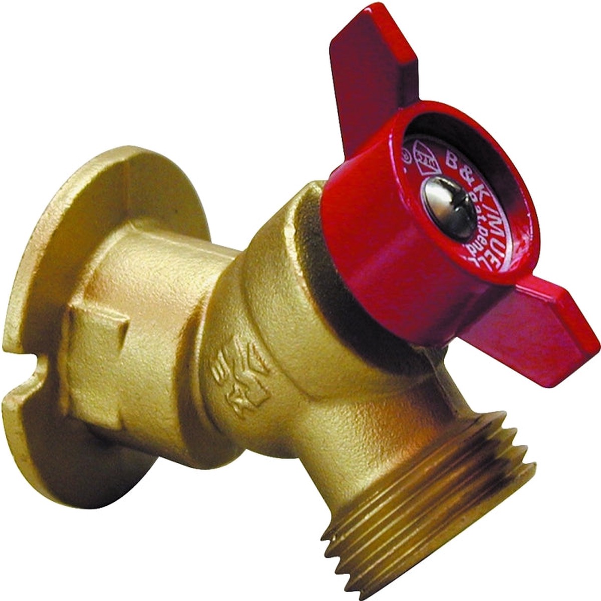 B K 108-053HN Sillcock Valve 12 x 34 in Connection FPT x Male Hose 125 psi Pressure Brass Body