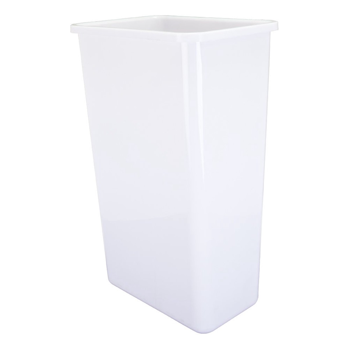 Hardware Resources 50-Quart Plastic Waste Container in White